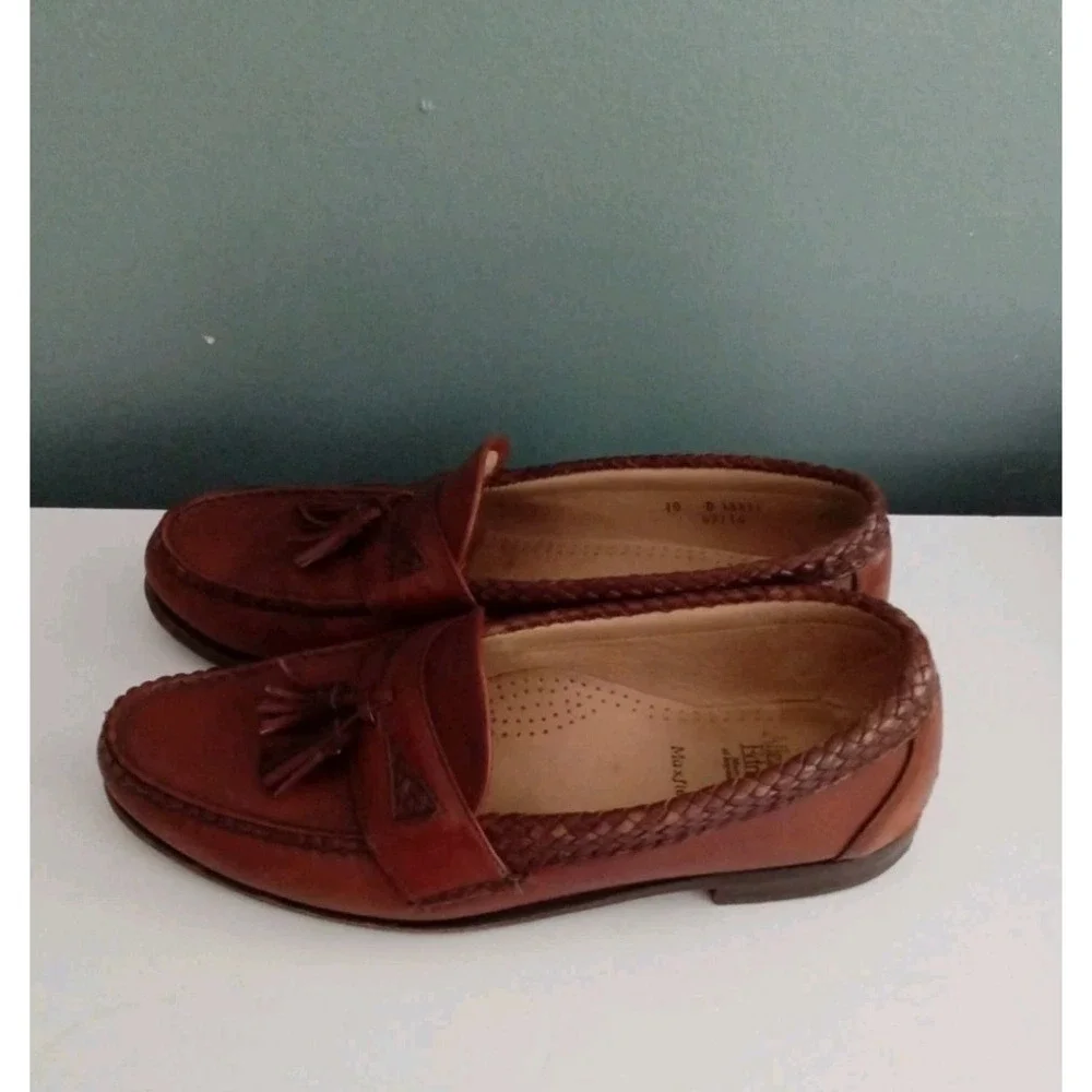 Allen Edmonds Maxfield Tassel Loafers Leather‎ Dress Shoes Brown Size 10